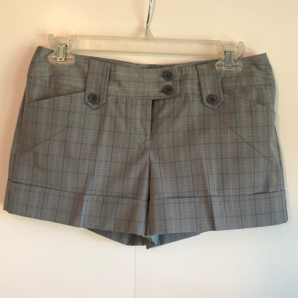 Blue Plaid City Shorts